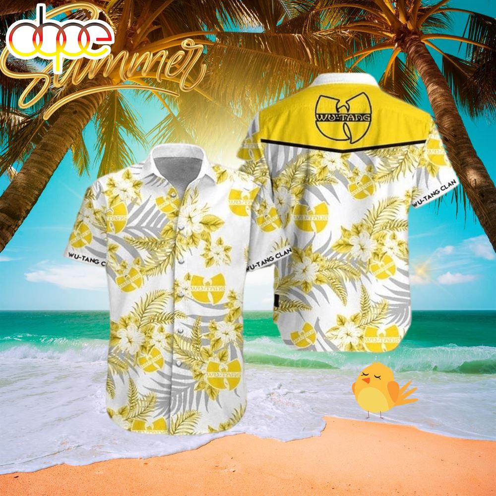 Wu Tang Clan Authentic Hawaiian Floral Beach Wu Tang Clan Hawaiian Shirt