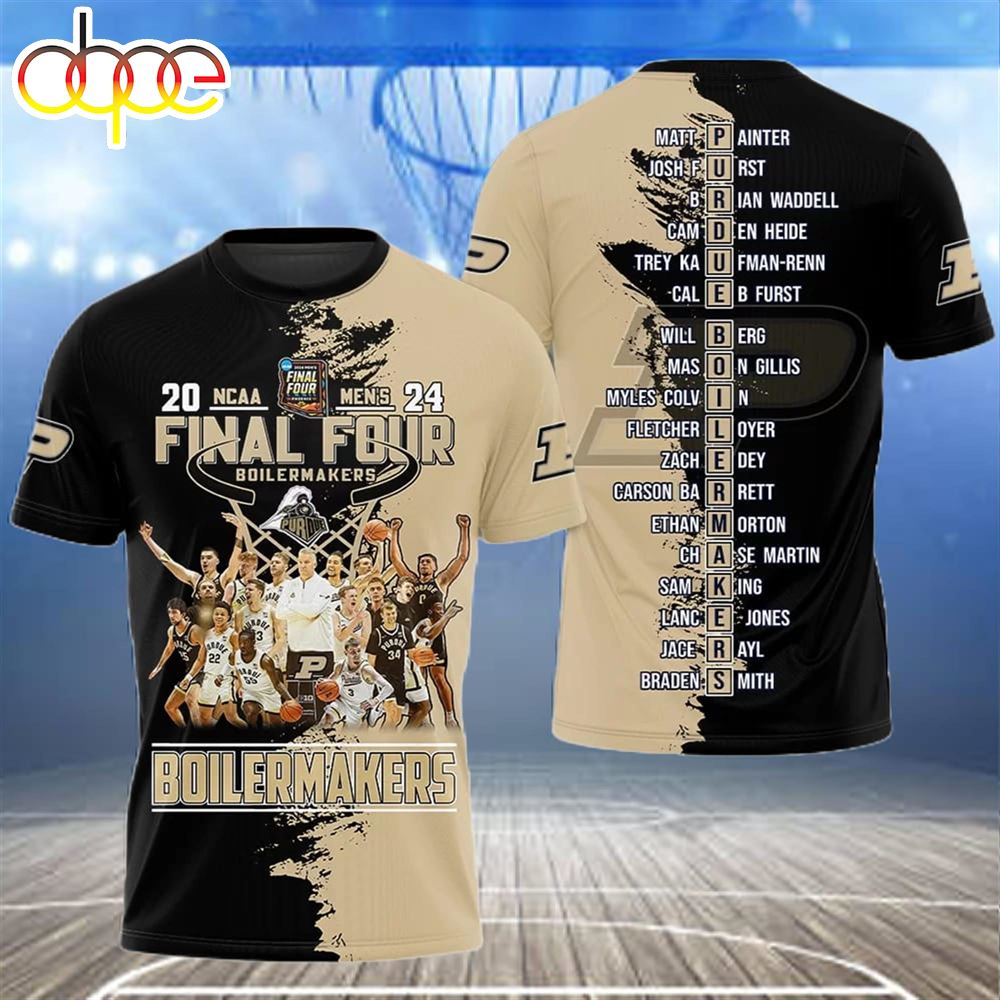 2024 NCAA Mens Final Four Boilermakers Shirt 3
