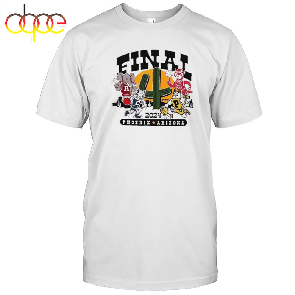 2024 Ncaa Division Mens Basketball Final 4 Mascot T Shirt