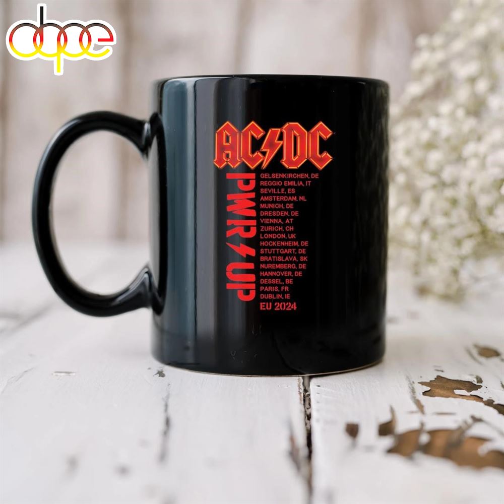 AC DC POWER UP European Tour 2024 Mug