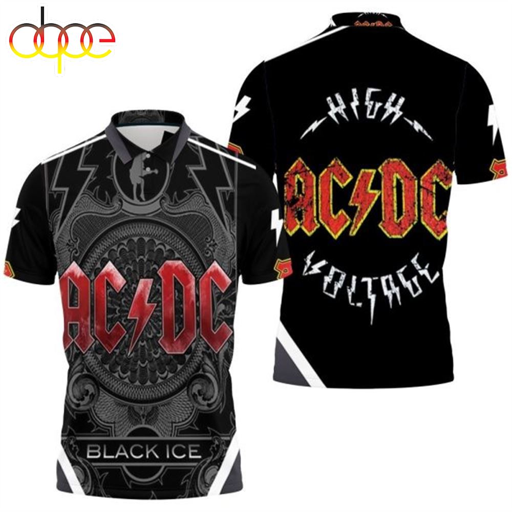 ACDC Black Ice Tour Polo Shirt