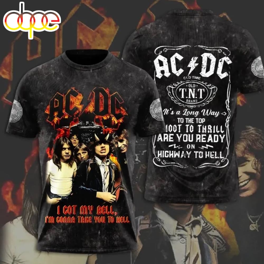 ACDC Music Band All Over Print 3D T Shirt