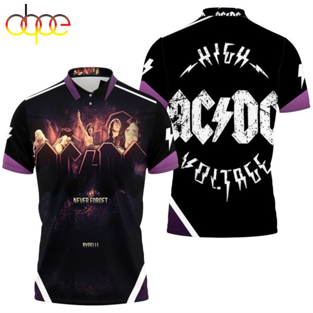 ACDC Never Forget Polo Shirt