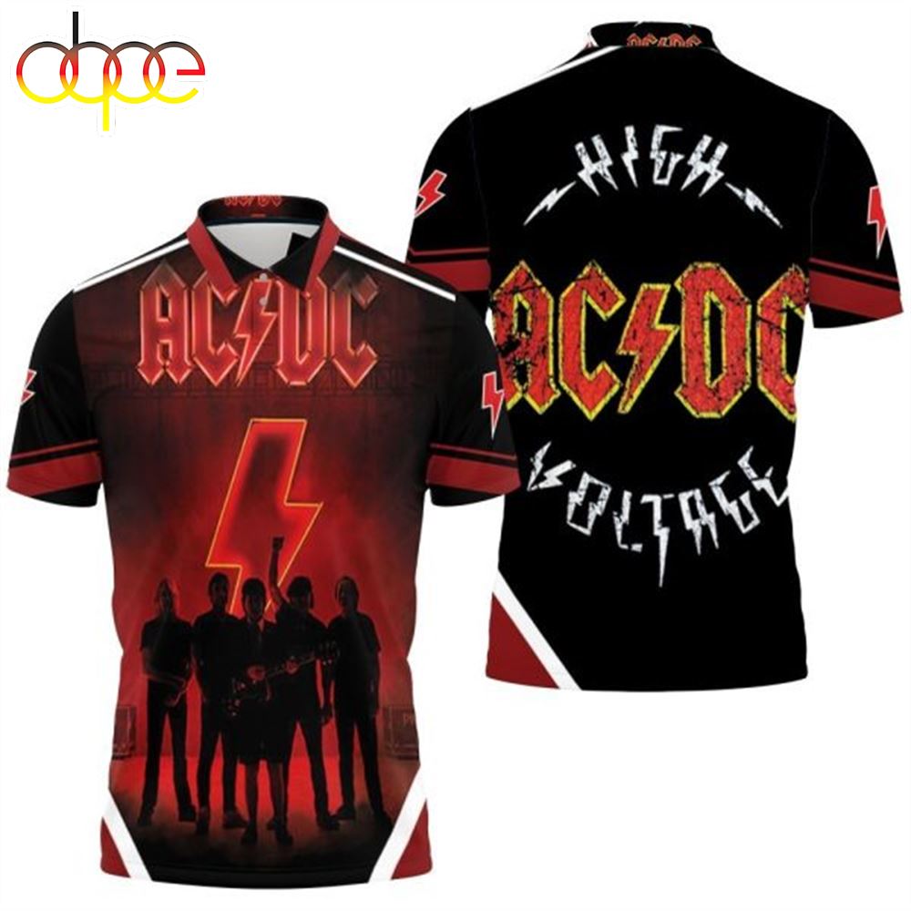 ACDC Pwr Up On Stage Polo Shirt