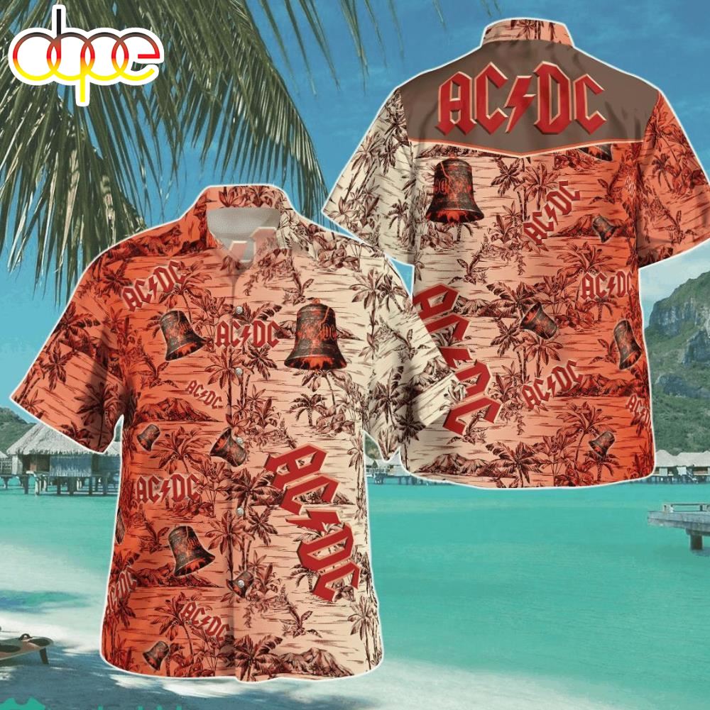 ACDC Tropical Hawaii Shirt Aloha Shirt For Men Women