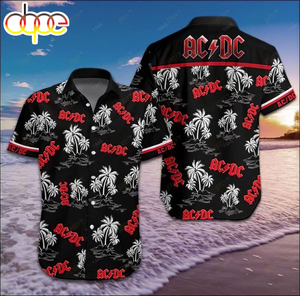 Ac Dc Band Rock Beautiful Team Hawaiian Shirt