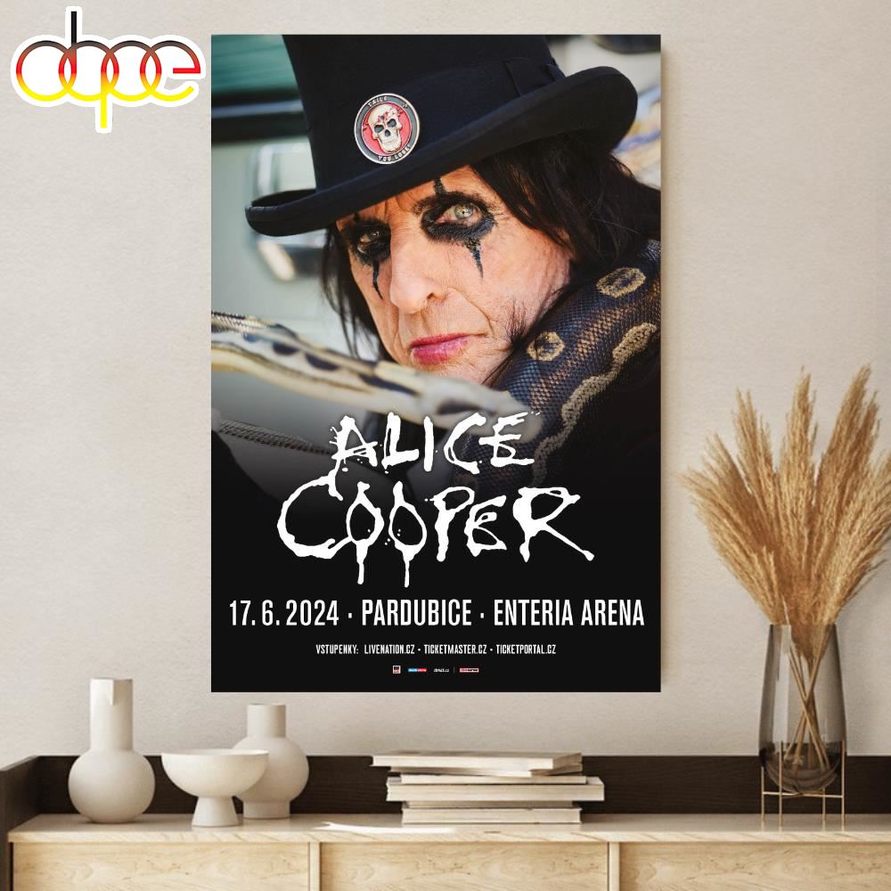 Alice Cooper 2024 Tour 17 July Potser Canvas