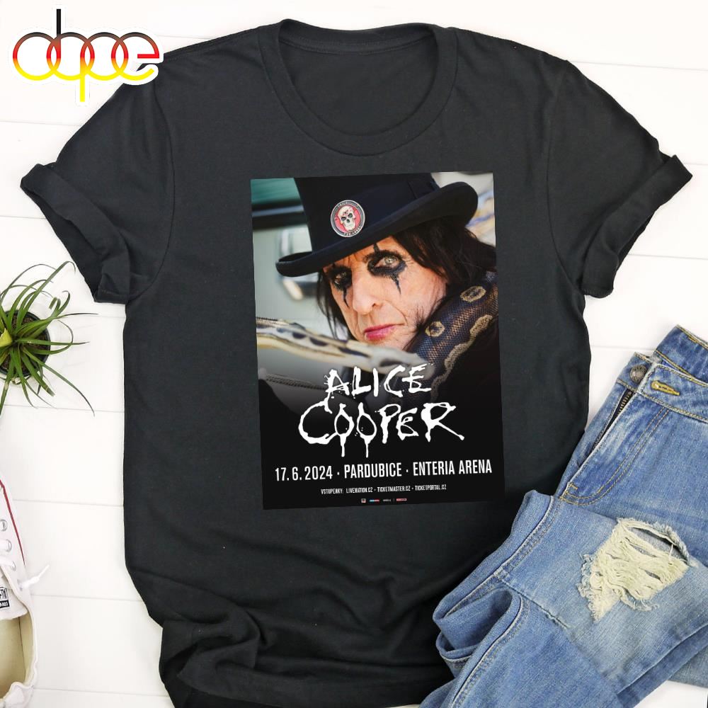 Alice Cooper 2024 Tour 17 July Unisex T Shirt