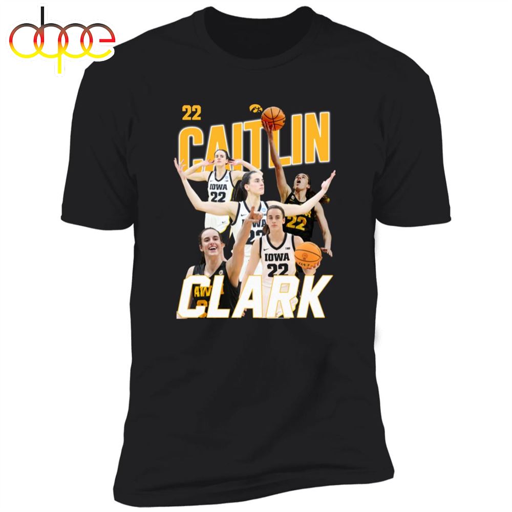 Caitlin Clark Iowa Womens Basketball Iowa 22 Premium Ss T Shirt
