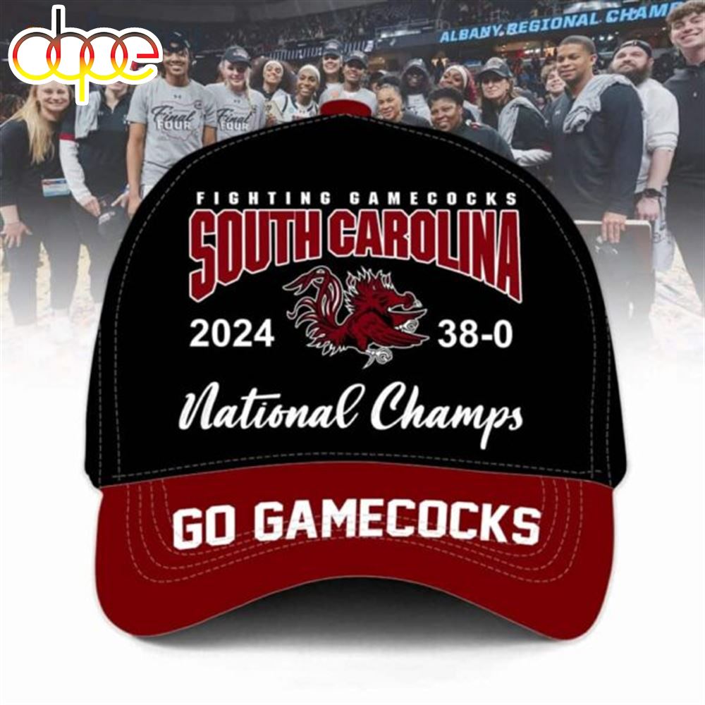 Fighting Gamecocks South Carolina 2024 38 0 National Champs Go Gamecocks Cap