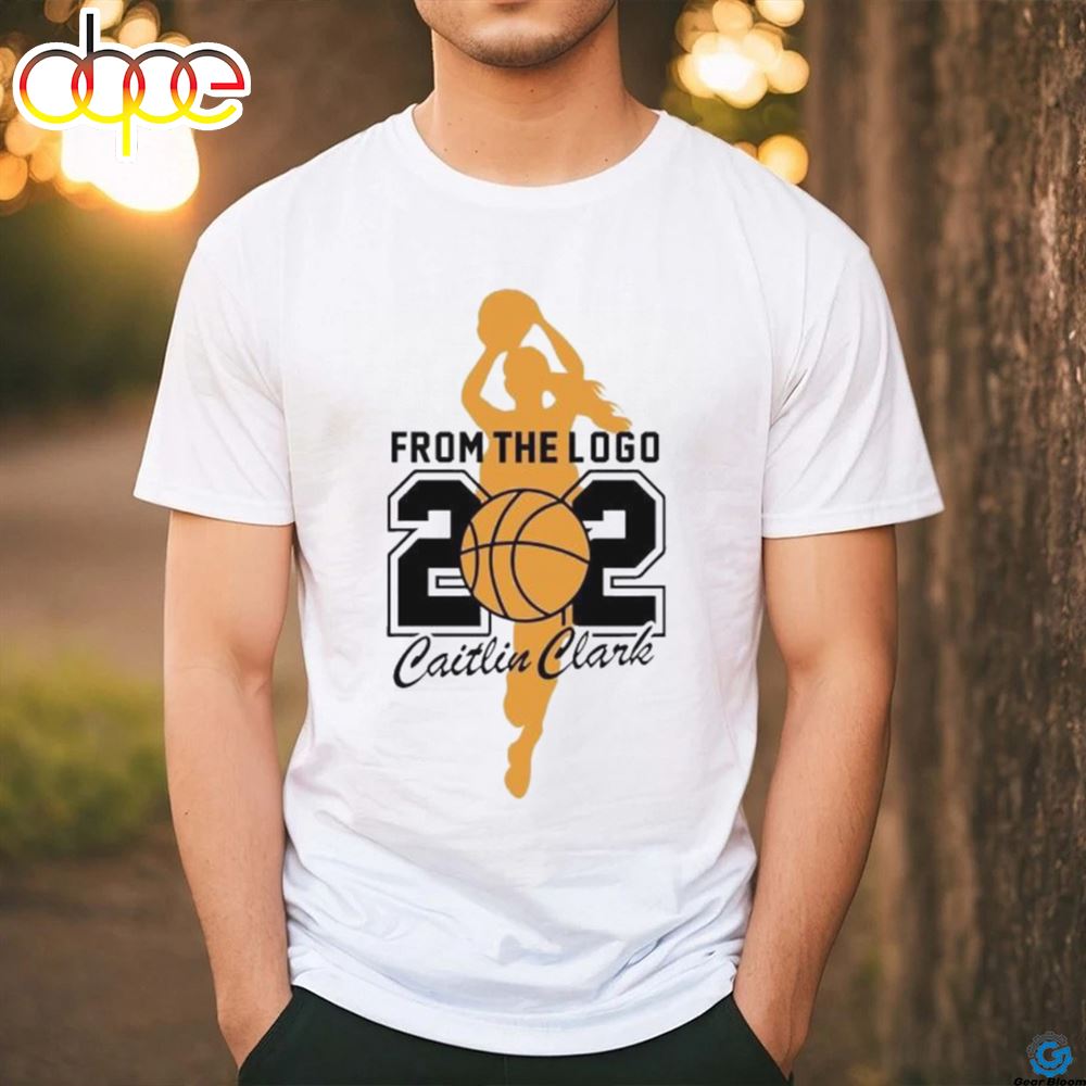 From The Logo 22 Basketball Caitlin Clark Player 2024 Shirt
