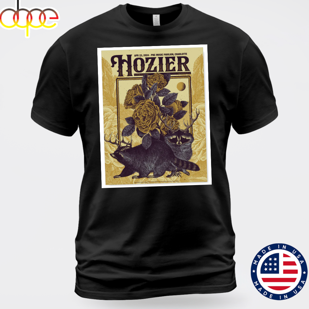 Hozier Charlotte April 23 2024 Unisex T Shirt
