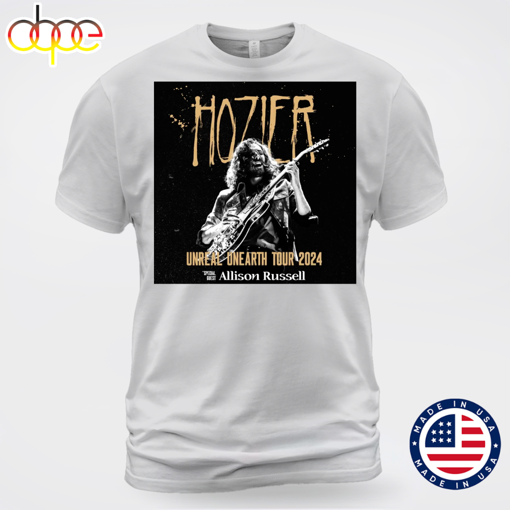 Hozier Expands 2024 Unreal Unearth North American Tour T Shirt