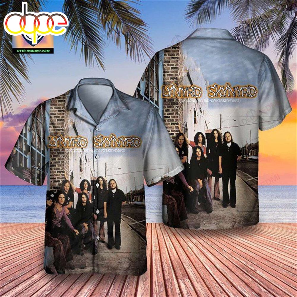 Lynyrd Skynyrd Band 1973 Hits Hawaiian Shirt