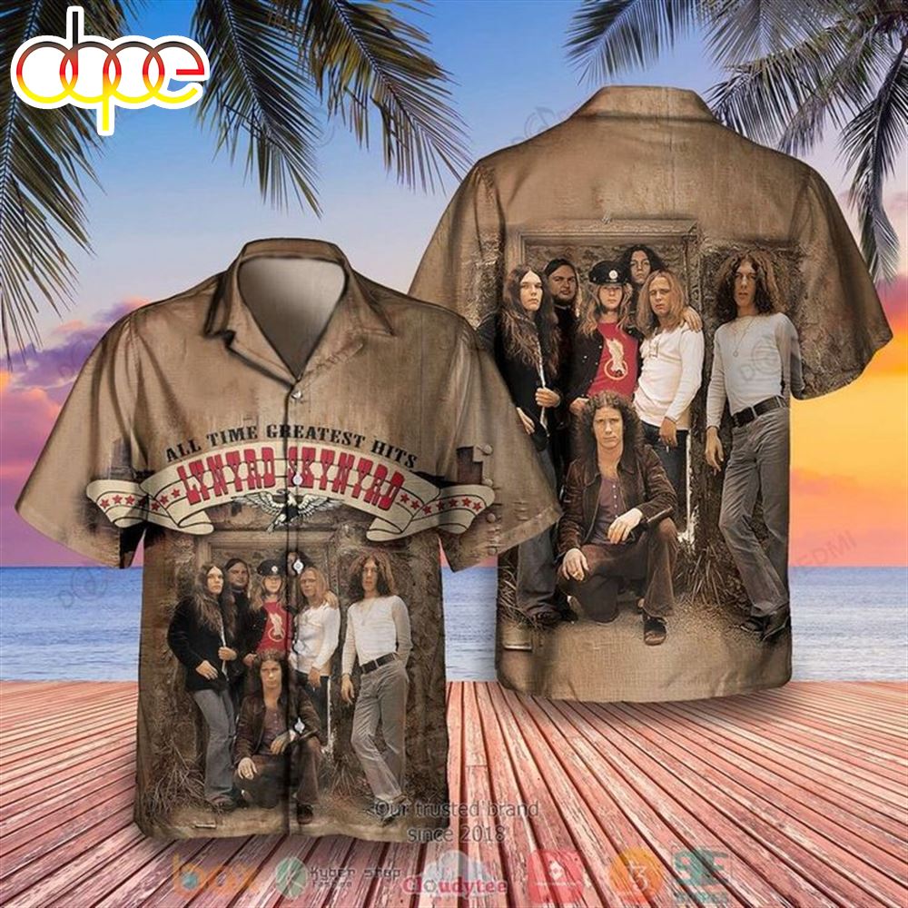 Lynyrd Skynyrd Band Greatest Hits Hawaiian Shirt