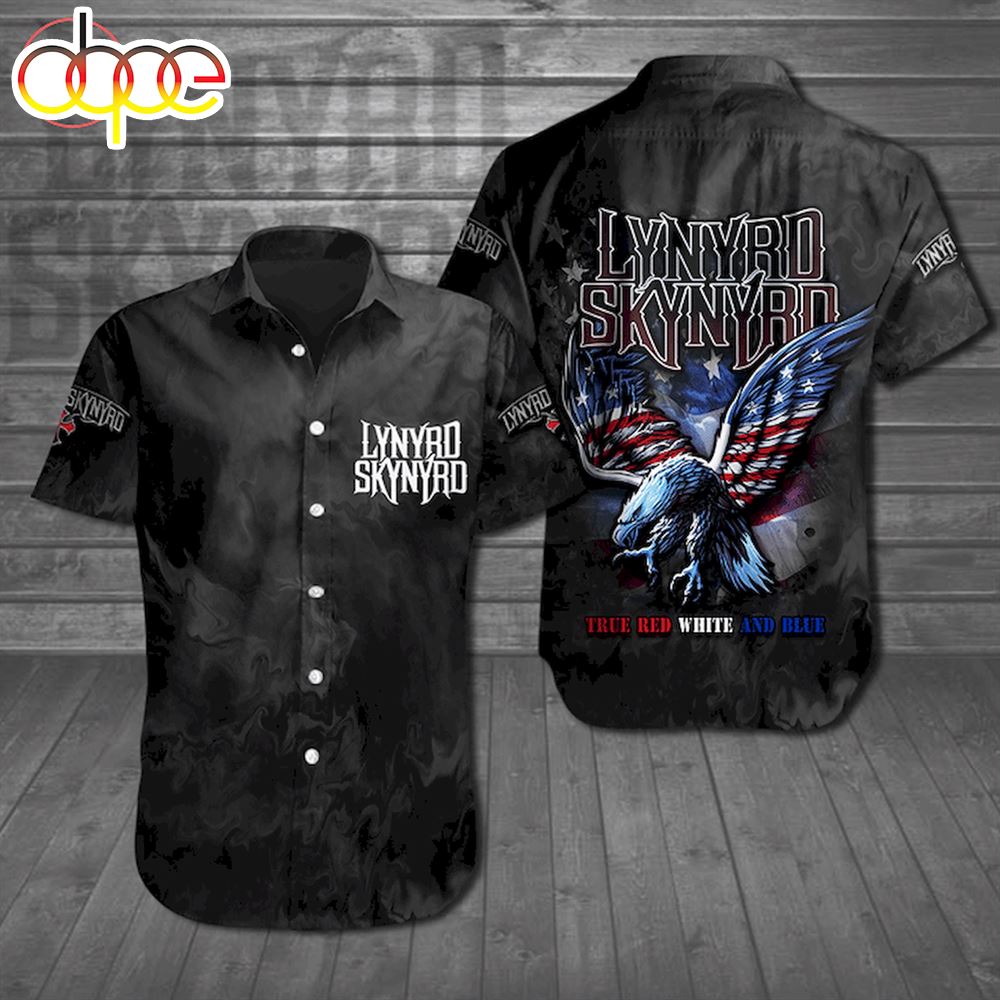 Lynyrd Skynyrd True Red White And Blue Tour Vacation Hawaii Shirt
