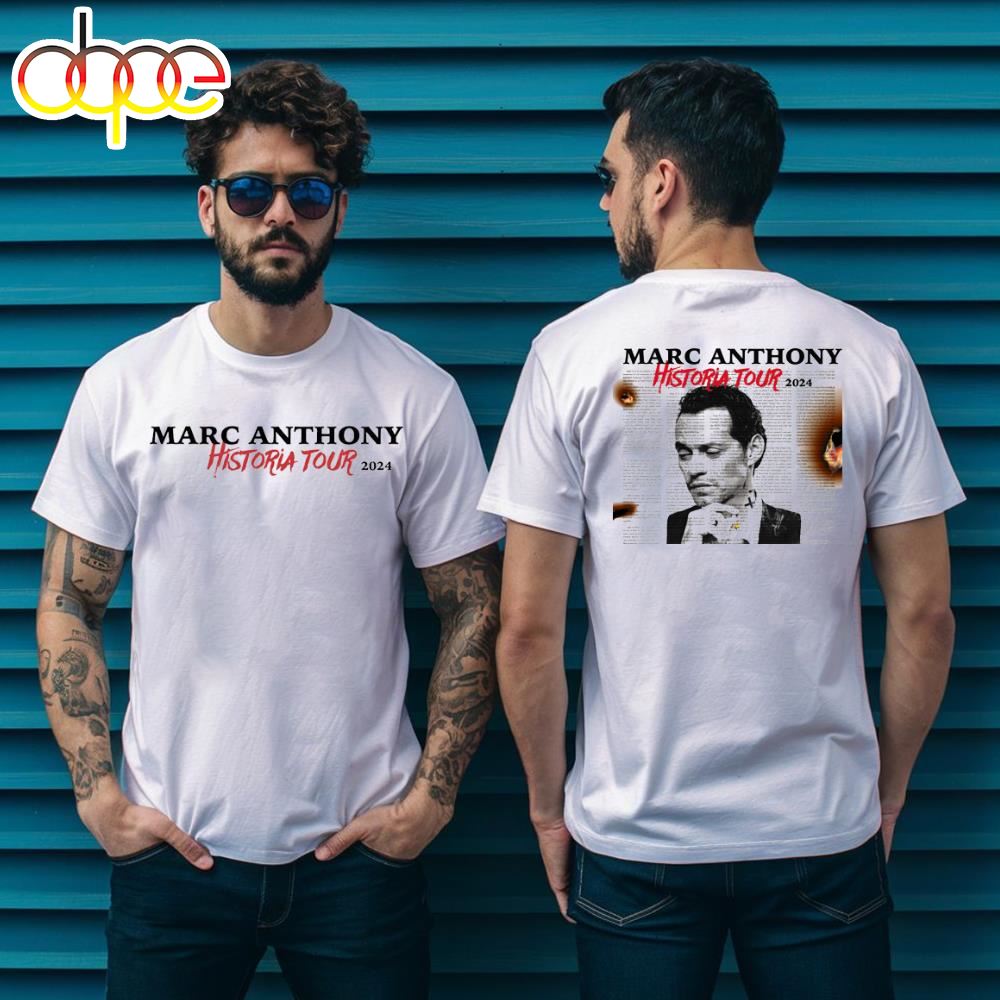 Marc Anthony History 2024 Tour T Shirt