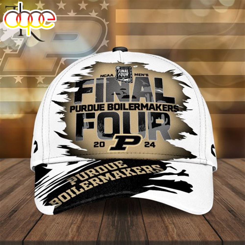 Men's Basketball Final Four 2024 Purdue Boilermakers Classic Cap