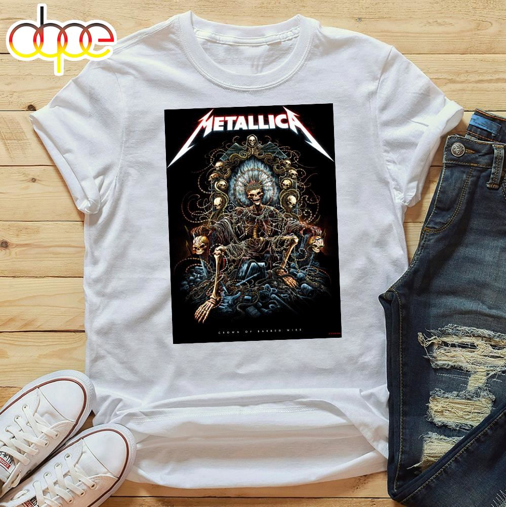 Metallica Crown Of Barbed Wire 2024 Unisex T Shirt