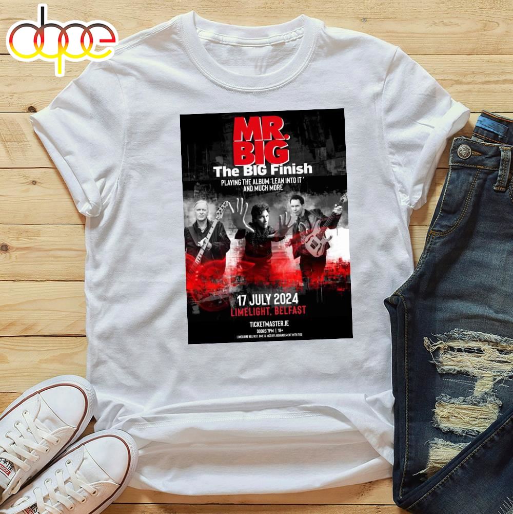Mr Big Announces 2024 The Big Finish Tour Dates Unisex T Shirt