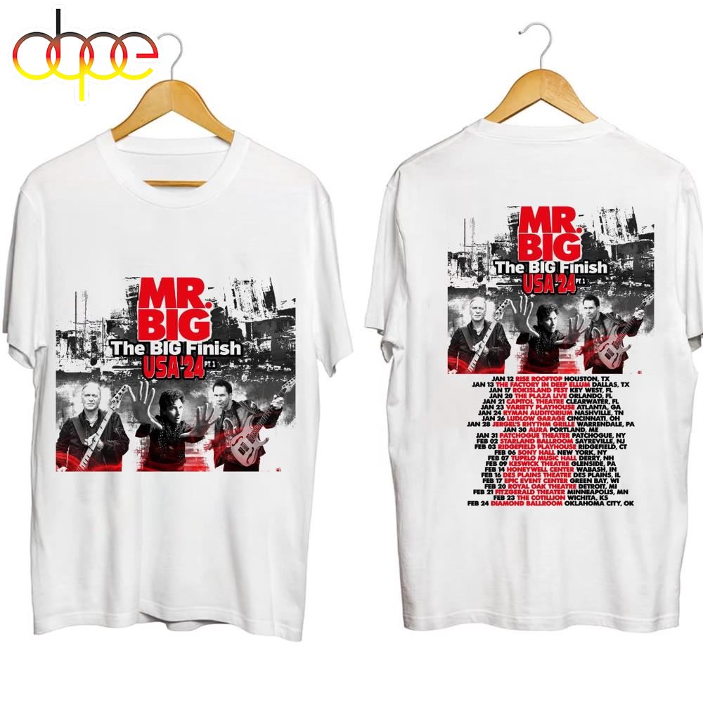 Mr Big The Big Finish Tour 2024 Shirt