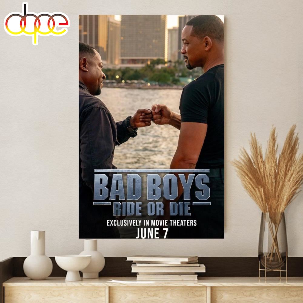 Official First Poster For Bad Boys Rise Or Die In Theaters On June 7 Canvas Poster