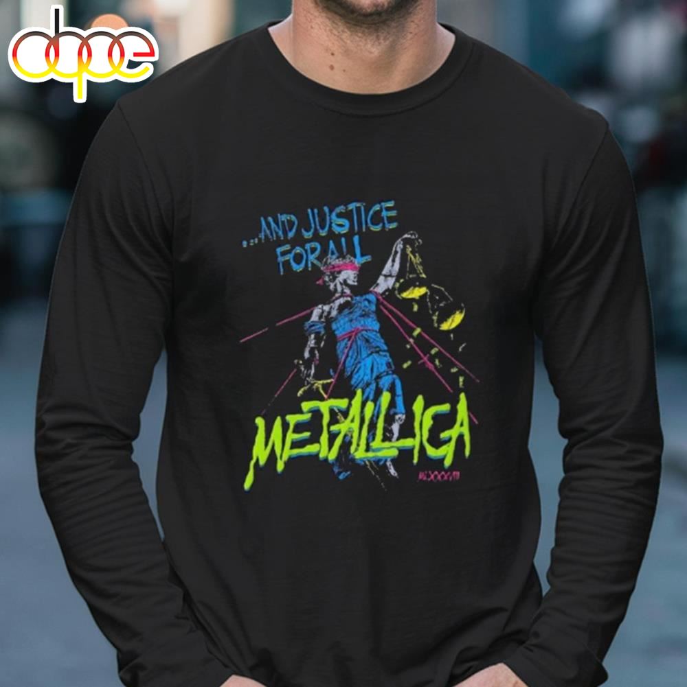 Official Metallica And Justice For All Puff Shirt