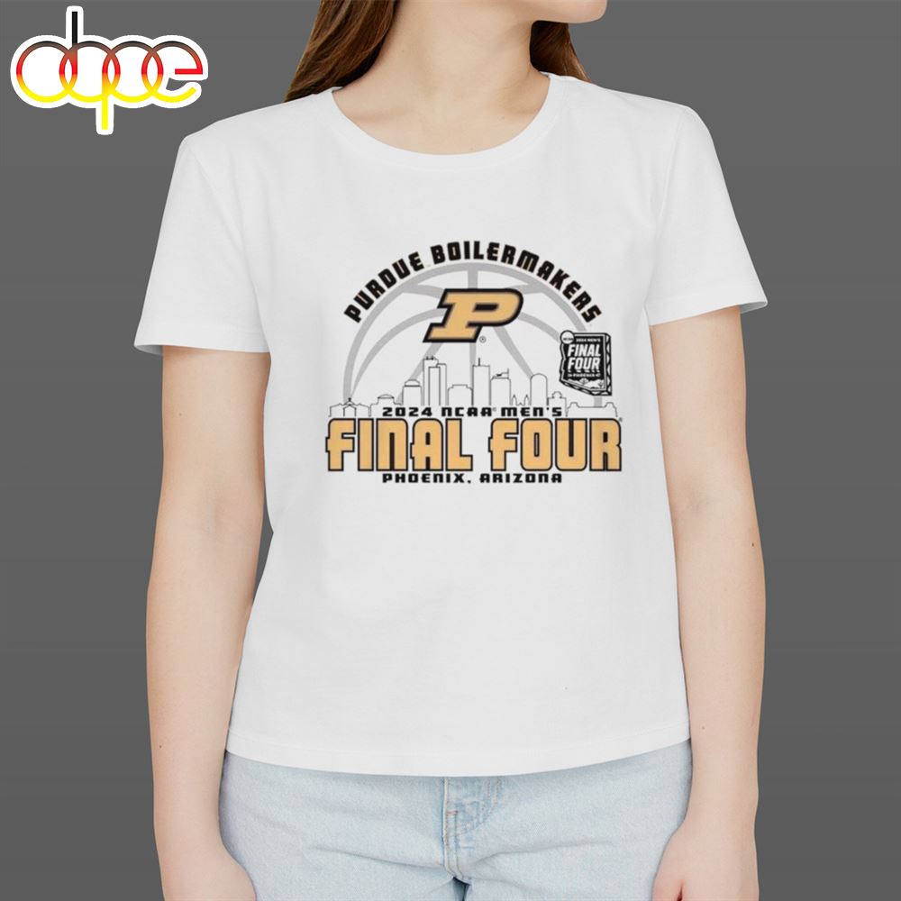 Purdue Boilermakers 2024 Ncaa Mens Basketball Final Four Phoenix Skyline Shirt