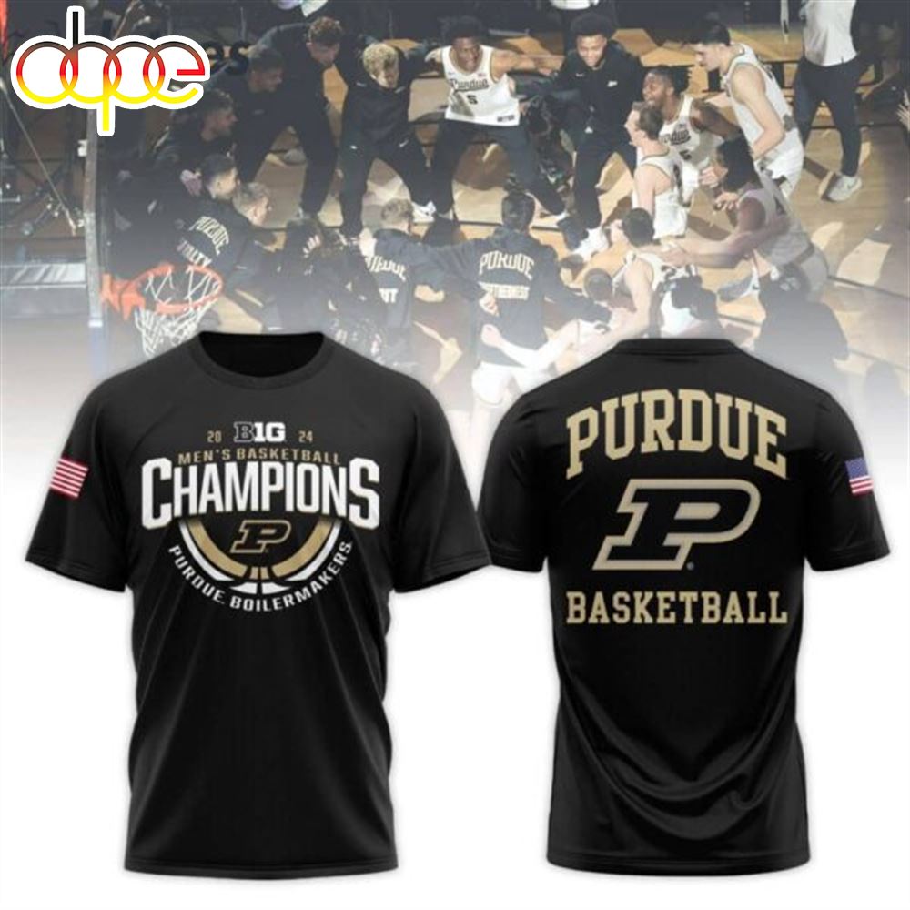 Purdue Men's Basketball 2024 Big 10 Champions Shirt