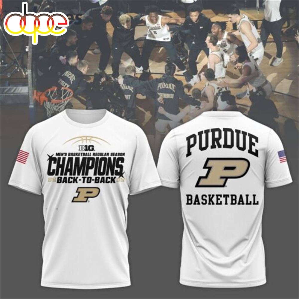 Purdue Men's Basketball 2024 Big 10 Regular Season Champions Shirt