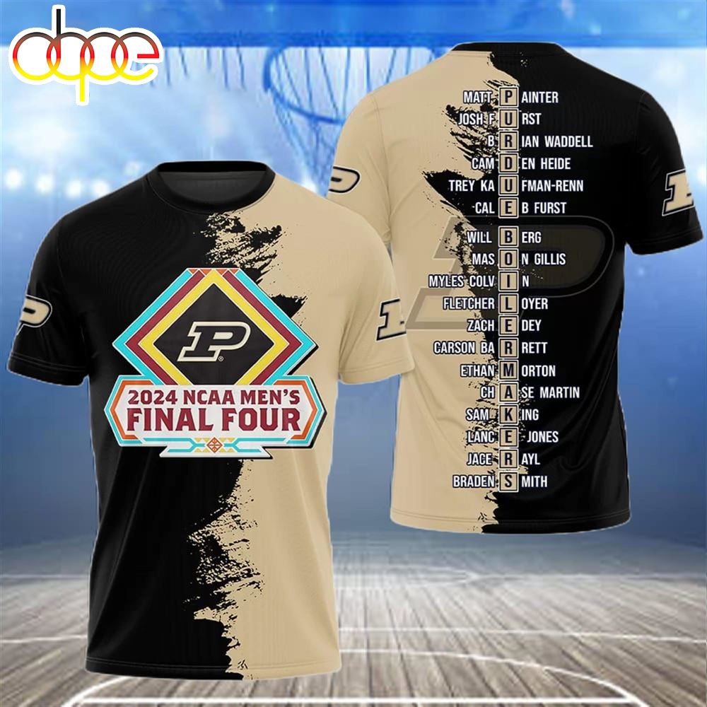 Purdue NCAA Mens Final Four 2024 Shirt 3