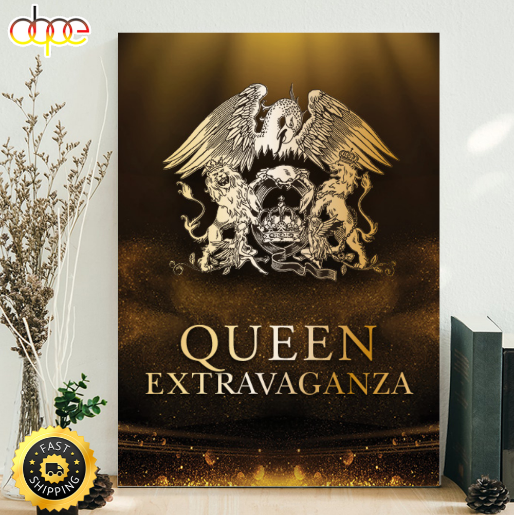 Queen Extravaganza 2024 UK And European Tour Poster Canvas