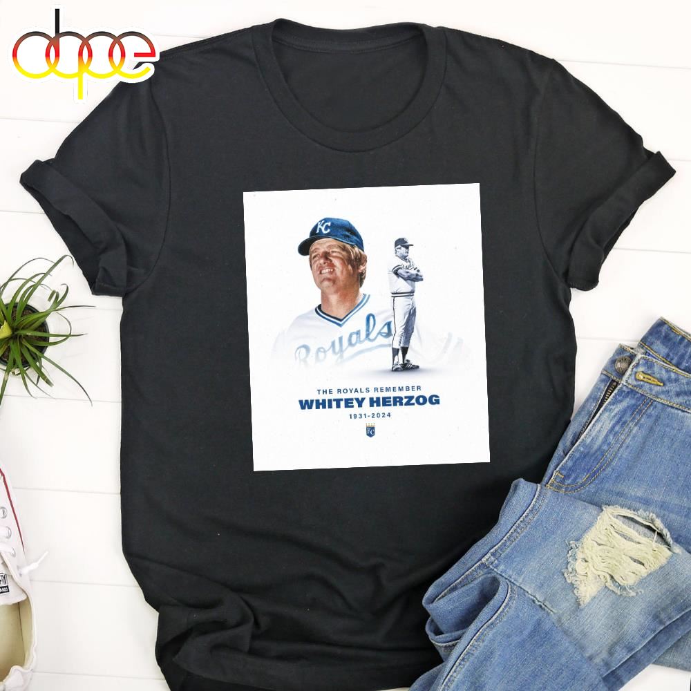 RIP Former MLB Manager Whitey Herzog 1931 2024 Unisex T Shirt