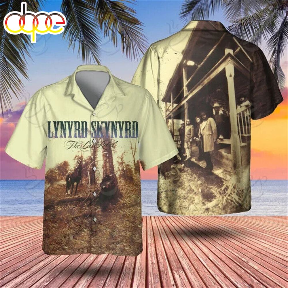 Rock Band Lynyrd Skynyrd The Last Rebel Hawaiian Shirt