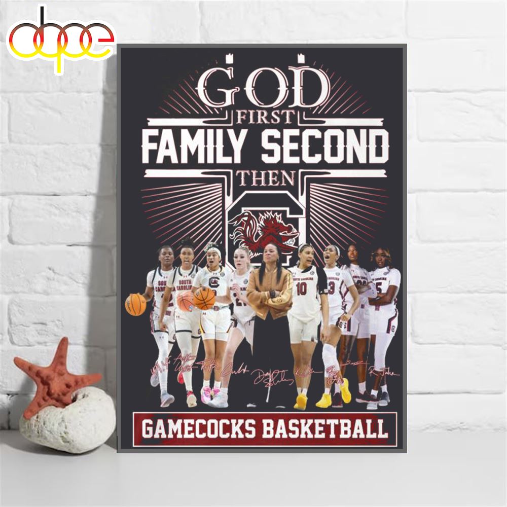 South Carolina Gamecocks 2024 Ncaa Womens Basketball Poster Canvas