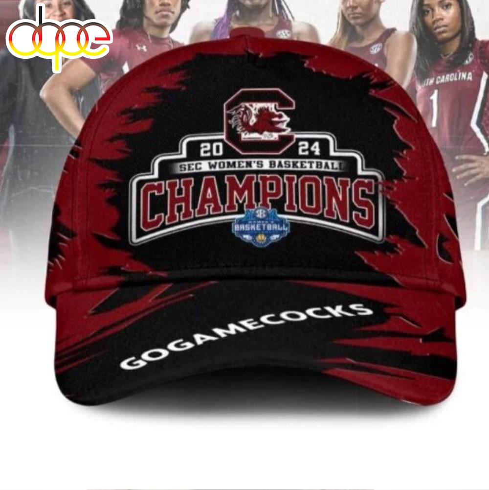 South Carolina Gamecocks 2024 Sec Women's Basketball Champions Cap