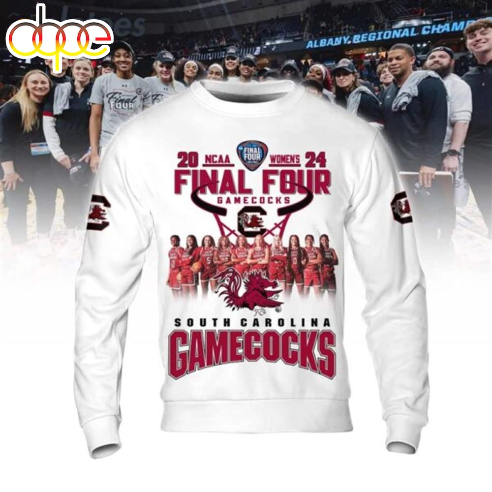 South Carolina Gamecocks Final Four NCAA Women's Basketball National Champions 3D Shirt