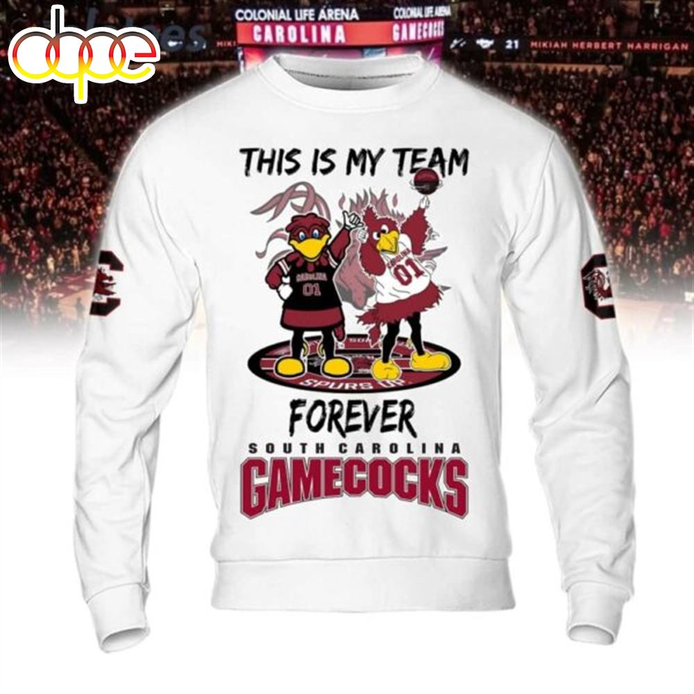 South Carolina Gamecocks This Is My Team Forever NCAA Women's Basketball National Champions 3D Shirt