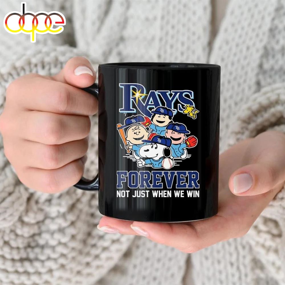 Tampa Bay Rays Forever Not Just When We Win Snoopy Charlie Brown 2024 Mug