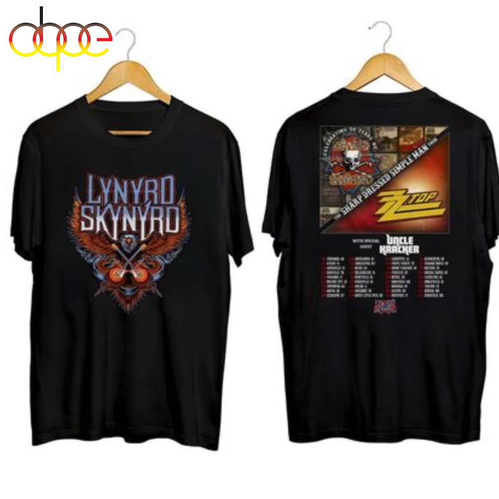 The Sharp Dressed Simple Man ZZ Top And Lynyrd Skynyrd Tour 2024 Shirt