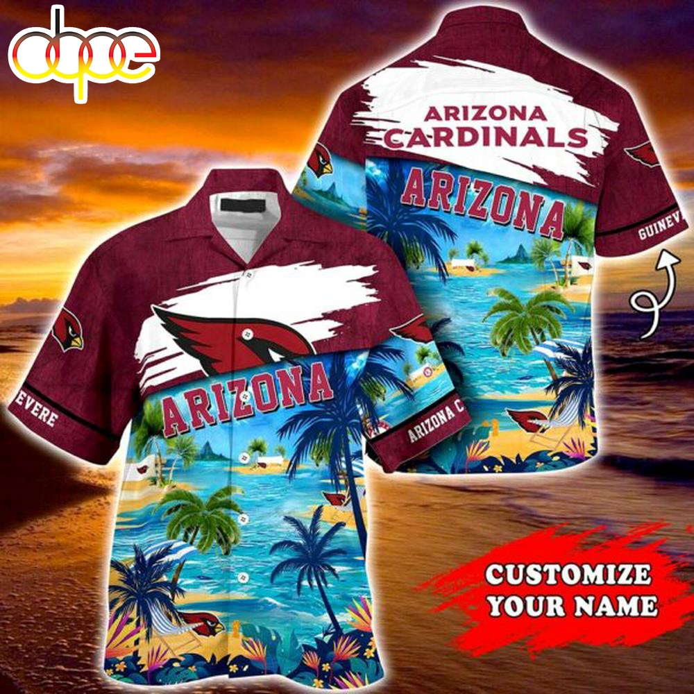 Arizona Cardinals NFL Personalized Hawaiian Shirt T Shirt