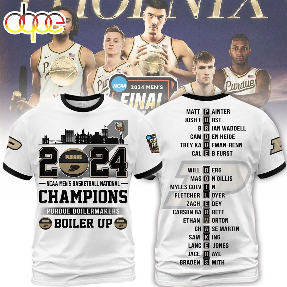 Basketball Purdue Boilermakers NCAA Fan Apparel Souvenirs 3D Shirt
