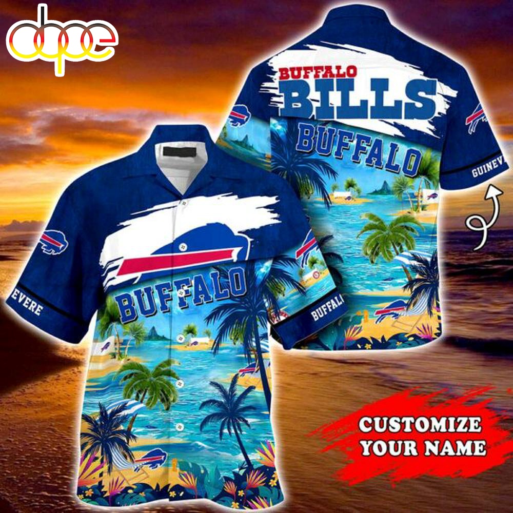 Buffalo Bills NFL Personalized Hawaiian Shirt Tee