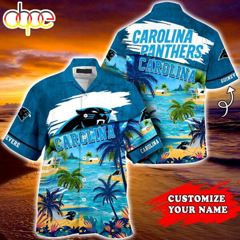 Carolina Panthers NFL Personalized Hawaiian Shirt T Shirt