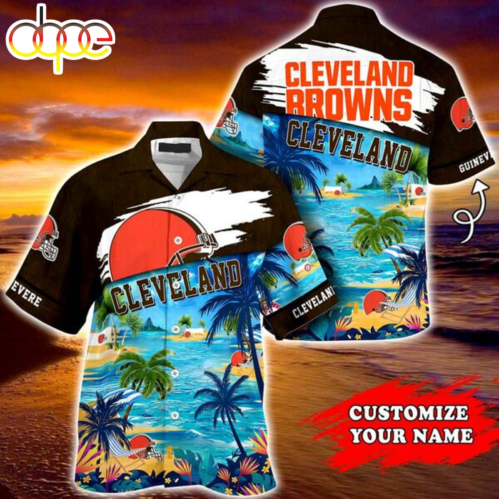Cleveland Browns NFL Personalized Hawaiian Shirt Tee