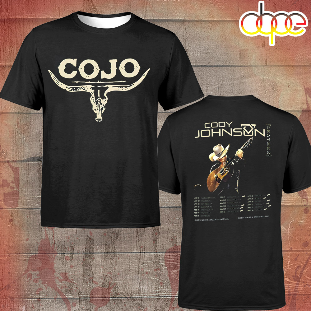 Cody Johnson Tour 2024 Country Music Cojo Concert Unisex T Shirt
