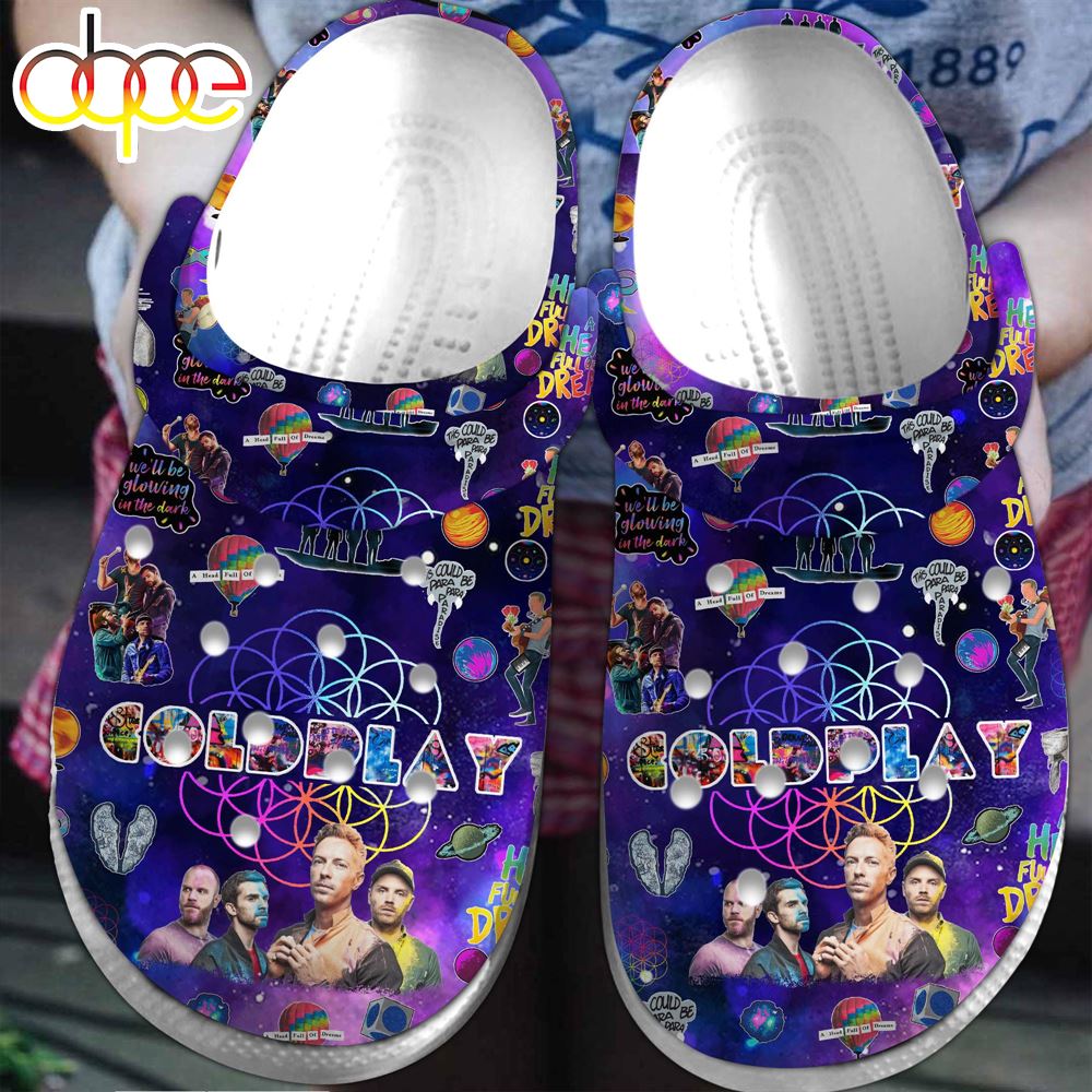 Coldplay Music Clogs Shoes Comfortable For Men Women And Kids