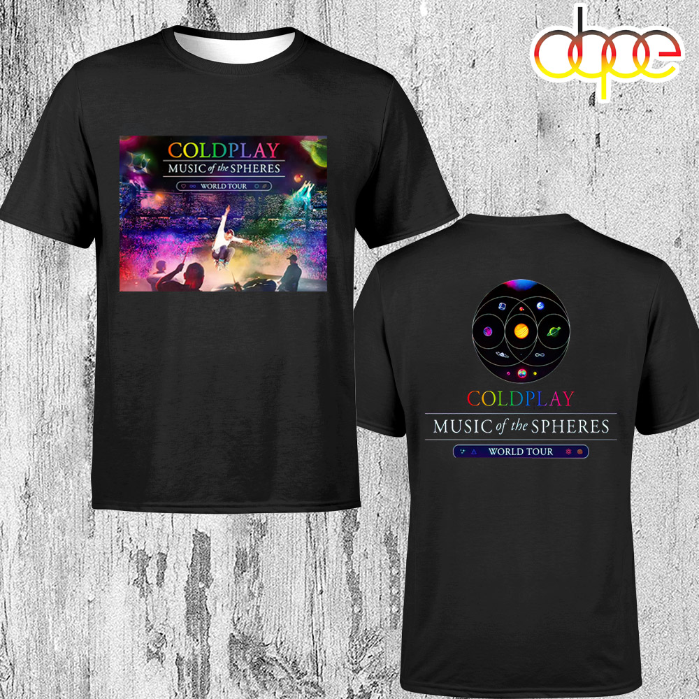 Coldplay Tour 2024 Music Unisex T Shirt