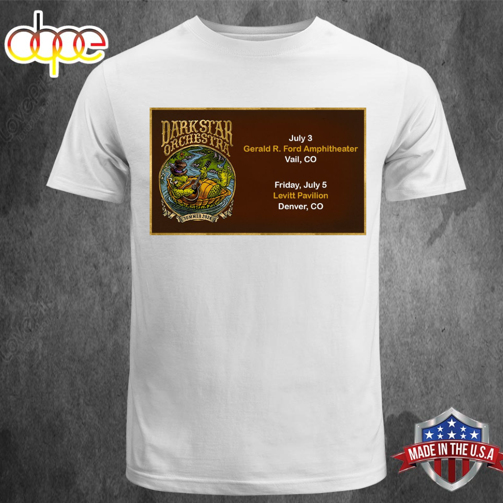 Dark Star Orchestra Gerald R Ford Amphitheater Wed Jul 3 2024 T Shirt