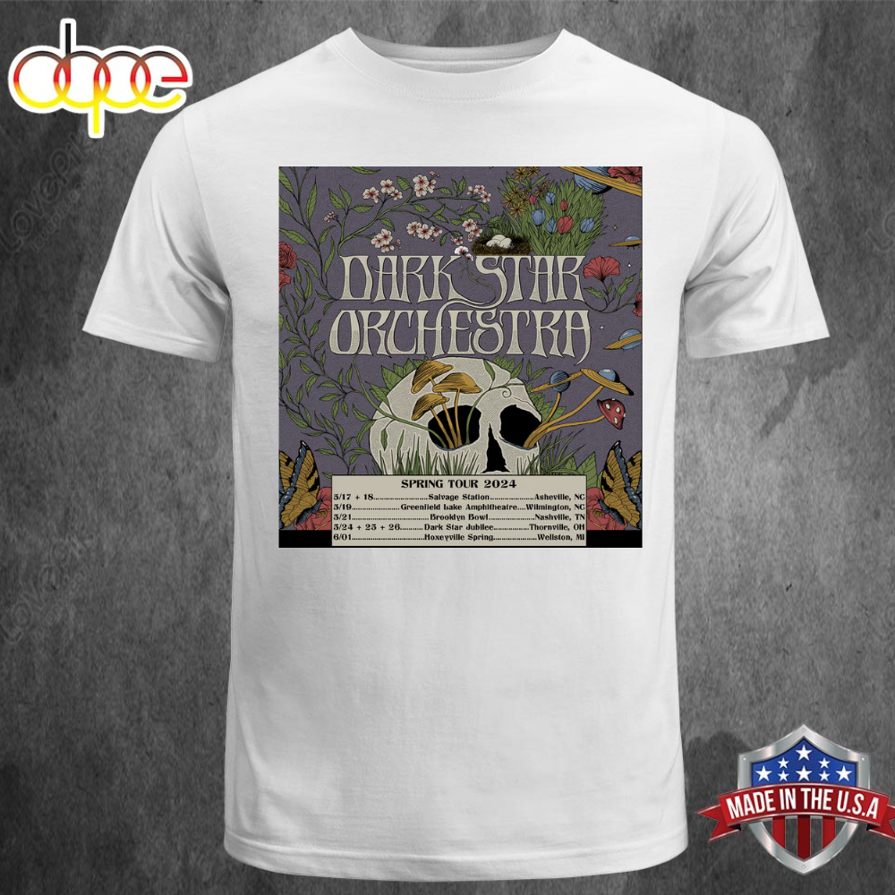 Dark Star Orchestra Tour 2024 T Shirt